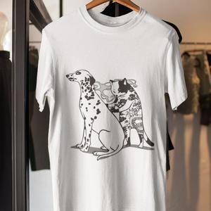 Awesome Cat Tattoos Dalmatian Shirt